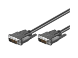 Microconnect 1m DVI-D M/M DVI cable Black