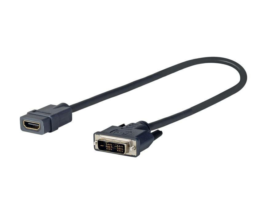 Vivolink Men's Black Prodviadaphdmi Video Cable Adapter 0.2 M Dvi-D Hdmi