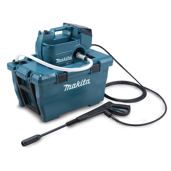 Image of Makita DHW080ZK - Upright - Battery - 5 m - Black - Blue - Battery...