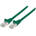 Intellinet Network Patch Cable, Cat6A, 5m, Green, Copper, S/FTP, LSOH / LSZH, PVC, RJ45, Gold Plated Contacts, Snagless, Booted, Lifetime Warranty, Polybag