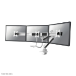 Neomounts NM-D775DX3WHITE flat panel bureau steun 68,6 cm (27") Wit