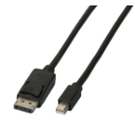 EFB Elektronik K5565SW.1 DisplayPort kabel 1 m Mini DisplayPort Zwart