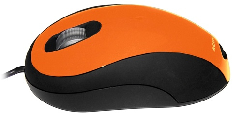 Accuratus MOU-IMAGE-ORANGE mouse Right-hand USB Type-A Optical 800 DPI