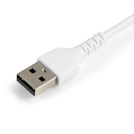 StarTech.com 30cm tålig, vitt USB-A till Blixtkabel - Hård, tålig aramifiber USB typ A till Blixtladdare/synkron strömsladd - Apple MFi-certifierad iPad/iPhone 12