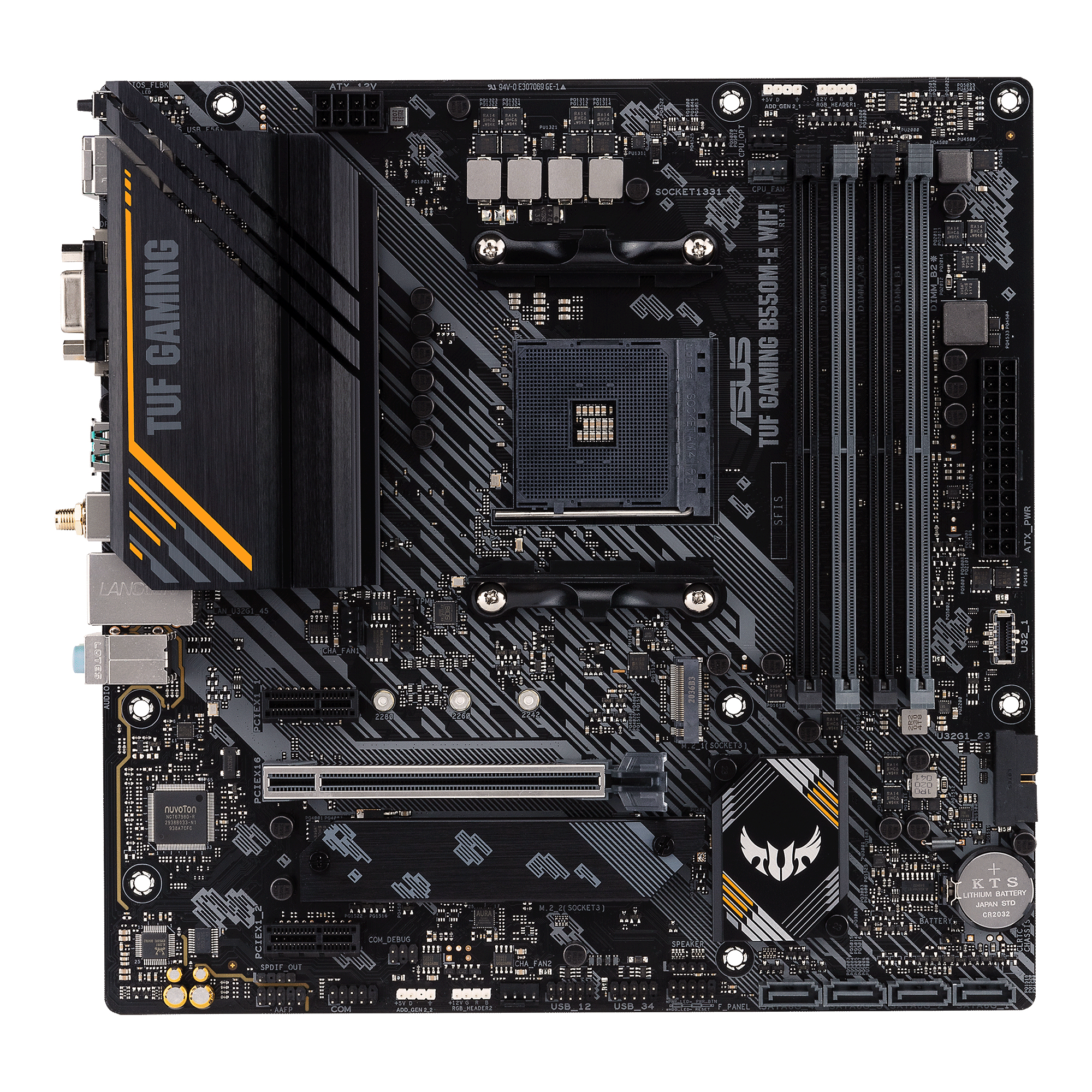 Image of ASUS TUF GAMING B550M-E WIFI AMD B550 Socket AM4 micro ATX