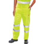BEESWIFT Fire Retardant Anti Static Trousers En471 Saturn Yellow 34