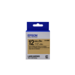 Epson C53S654020/LK-4KBM DirectLabel-etikettes black on gold 12mm x 9m for Epson LabelWorks 4-18mm/36mm/6-12mm/6-18mm/6-24mm