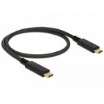 DeLOCK 83042 USB cable USB 3.2 Gen 2 (3.1 Gen 2) 0.5 m USB C Black