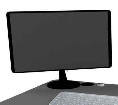 Image of DDB WFH Desk Dual Monitor Arm And Clamp
