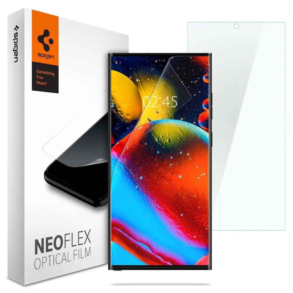 EU Product - Samsung Galaxy S23 Ultra Neo Flex screen protector protective film, 2-pack thumbnail
