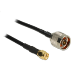 DeLOCK 15m, N/SMA coaxial cable CFD200 Black