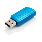 Verbatim PinStripe USB flash drive 128 GB USB Type-A 2.0 Blauw