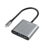 LogiLink 0.15M USB TYPE C TO USB TYPE C, HDMI & USB 3.0 ADAPTER