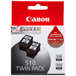 CANON PG510 INK CARTRIDGE BLACK PACK 2