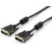 Equip 118932 DVI kabel 1,8 m DVI-D Zwart