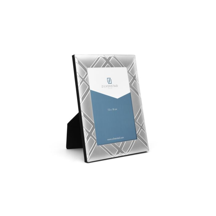 Image of Zilverstad Piazza - Metal - Silver - Single picture frame - Table...
