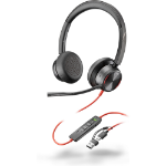 POLY Blackwire 8225 Headset +USB-C/A Adapter TAA