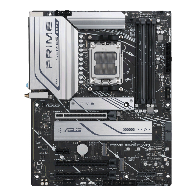 Image of ASUS PRIME X670-P WIFI motherboard AMD X670 Socket AM5 ATX