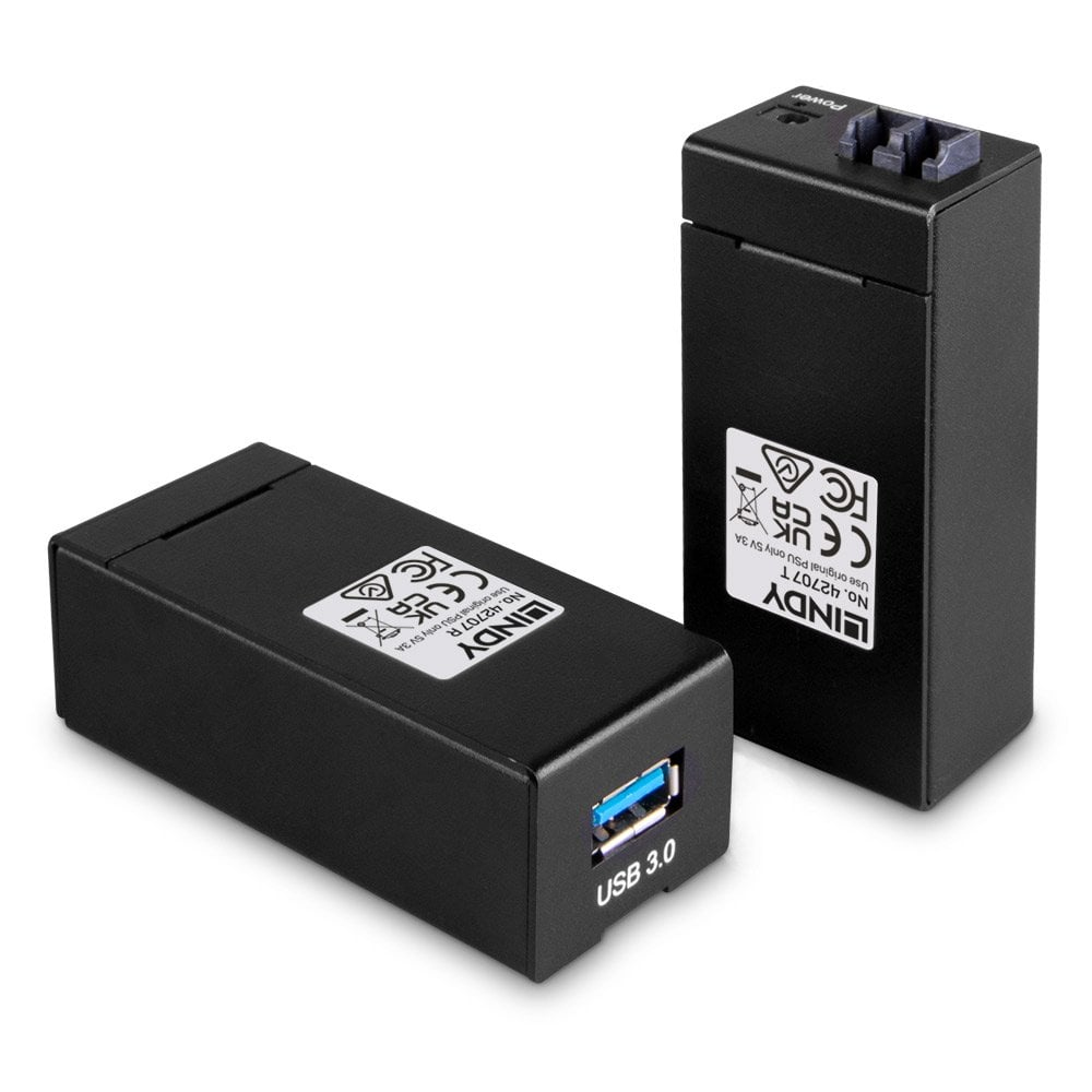 Image of Lindy 200m Fibre Optic USB 3.0 Extender