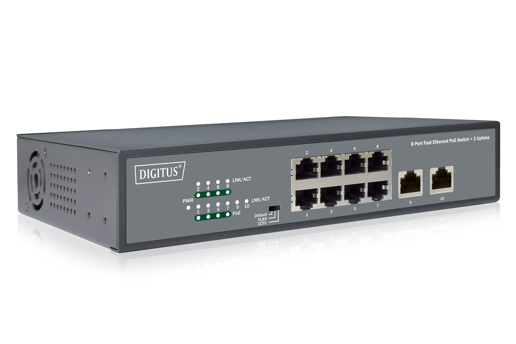 Digitus DN-95323-1 network switch Unmanaged Fast Ethernet (10/100) Pow
