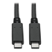 Tripp Lite U420-C03-G2-5A USB cable USB 3.2 Gen 2 (3.1 Gen 2) 35.8" (0.91 m) USB C Black