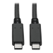 Tripp Lite U420-C03-G2-5A USB cable 35.8" (0.91 m) USB 3.2 Gen 2 (3.1 Gen 2) USB C Black