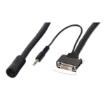 Lindy 37317 KVM cable Black 0.25 m