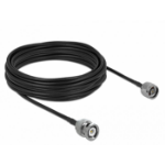 DeLOCK 90425 coaxial cable 10 m LMR195 Black, Grey