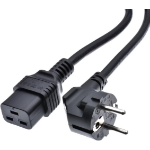 FDL 2M EUROPEAN MAINS PLUG (SCHUKO) TO IEC C19 SOCKET CABLE