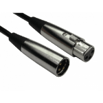 Cables Direct 2XLR-SV020 audio cable 2 m XLR (3-pin) Black, Silver