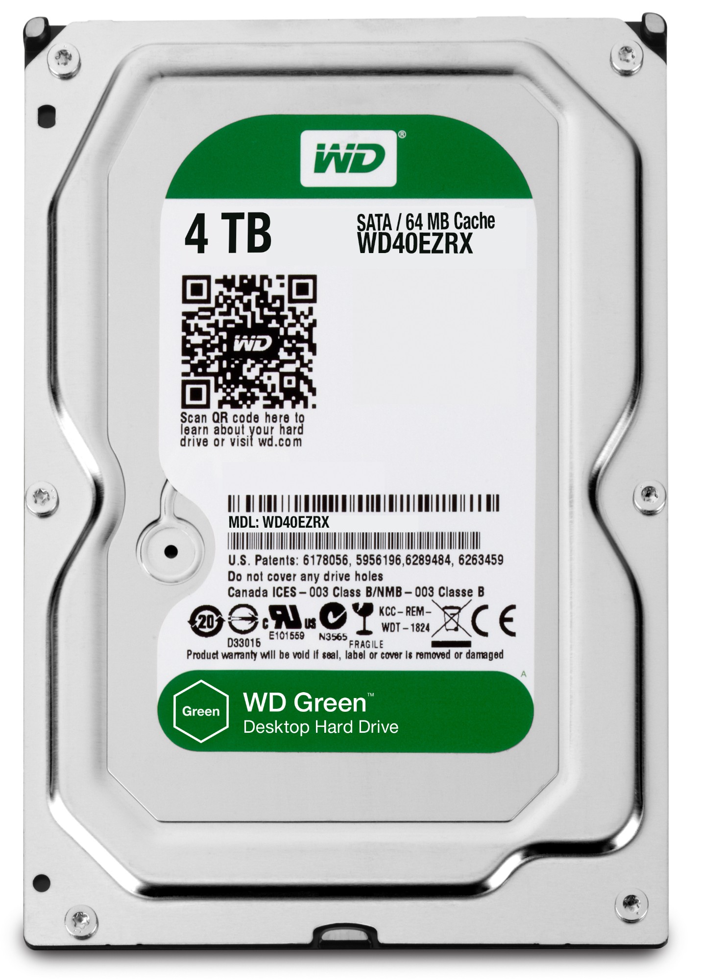 WD40EZRX-RFB WESTERN DIGITAL WD Caviar Green 4TB 64MB Cache