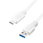 LogiLink CU0173 USB cable USB 3.2 Gen 1 (3.1 Gen 1) 0.5 m USB A USB C White