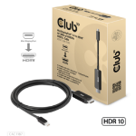 CLUB3D CAC-1187 video cable adapter 70.9" (1.8 m) Mini DisplayPort HDMI Black