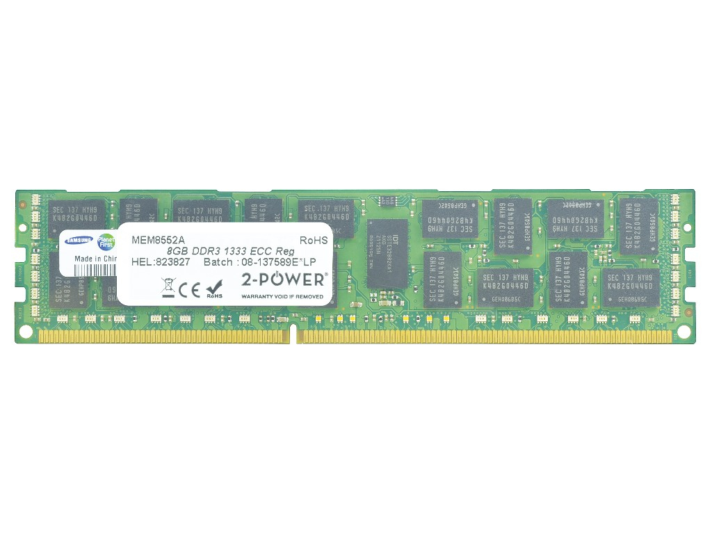 Image of 2-Power 2P-605313-071 memory module 8 GB 1 x 8 GB DDR3L 1333 MHz ECC