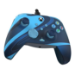 PDP REMATCH GLOW Advanced Wired Controller: Blue Tide, For Xbox Series X|S, Xbox One, & Windows 10/11 PC