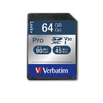 Verbatim Pro 64 GB SDXC UHS Class 10