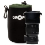 C-Rope CRP-LNB-L-BLK-2 camera lens case/cover Black, Green Fleece, Neoprene Pouch case