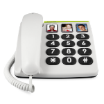 Doro PhoneEasy 331ph Analog telephone White