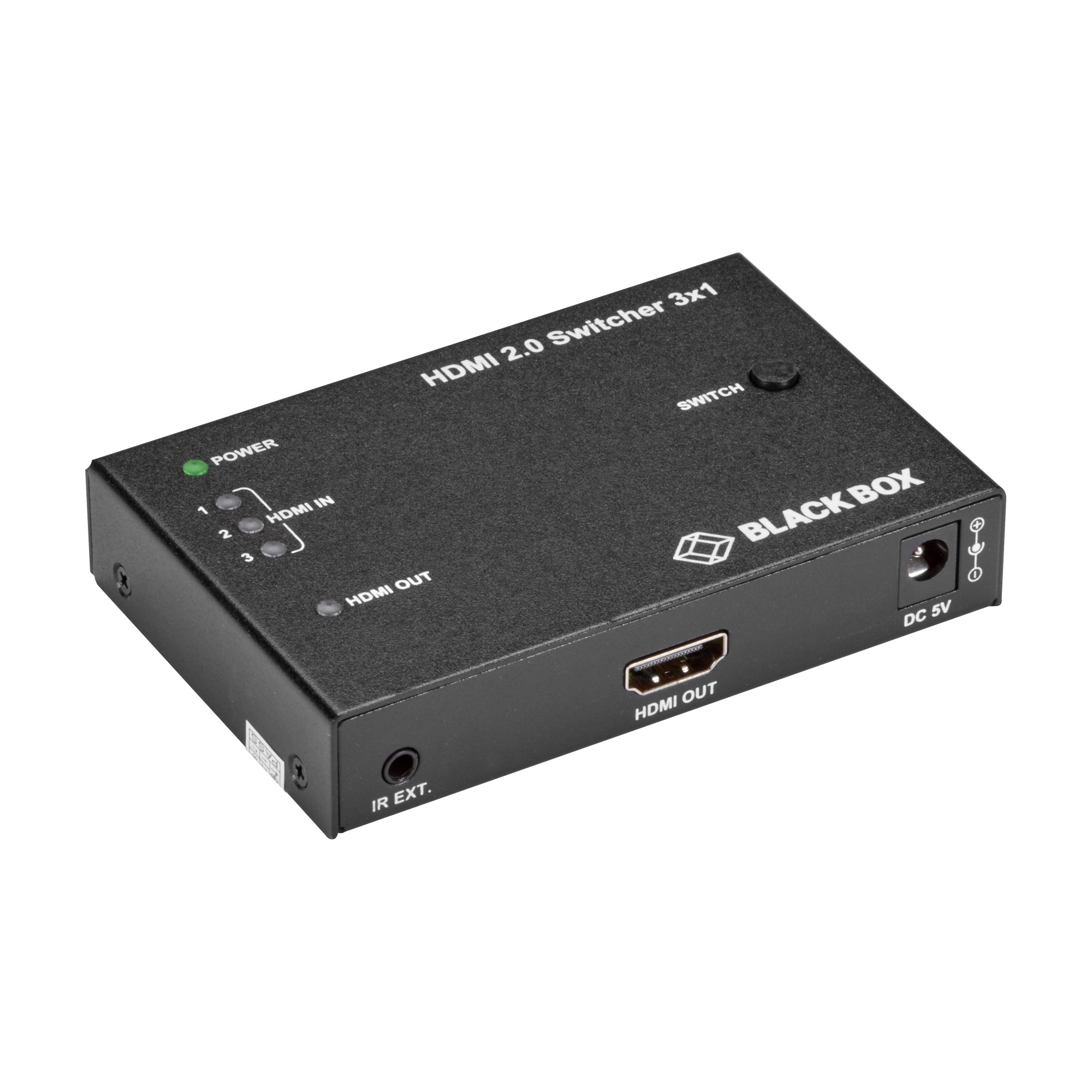 Black Box VSW-HDMI2-3X1 Video Switch HDMI