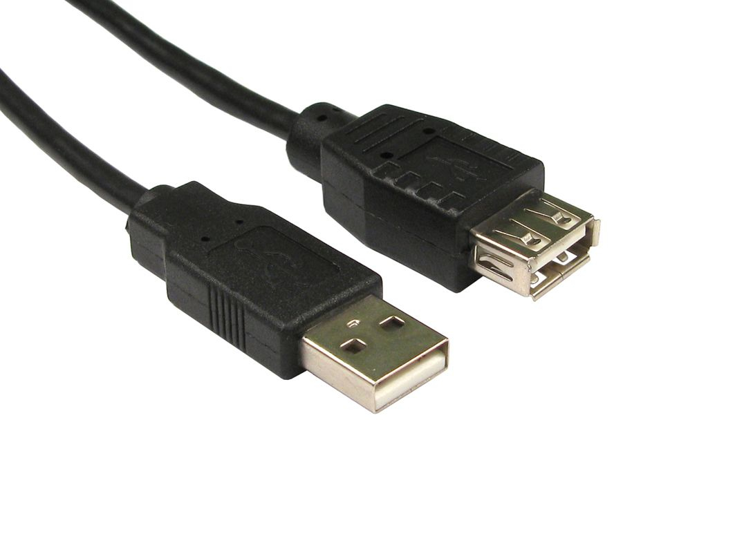 Cables Direct 0.25m USB 2.0 USB cable USB A Black