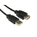 Cables Direct 0.25m USB 2.0 USB cable USB A Black