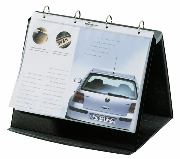 Photos - Desk Organiser Durable Durastar Freestanding PVC Graphite, Grey 8567/39 