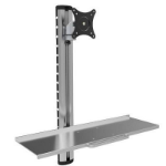 Techly ICA-PLW-01 monitor mount / stand 68.6 cm (27") Silver
