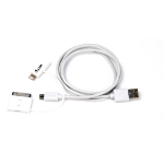 LMP 12637 USB cable 1 m USB 2.0 USB A Micro-USB B/Lightning White