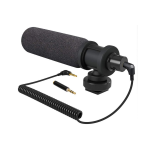 ProSound Shotgun Microphone Super Cardioid Electret Condenser 3.5mm Jack Cold Shoe Mount