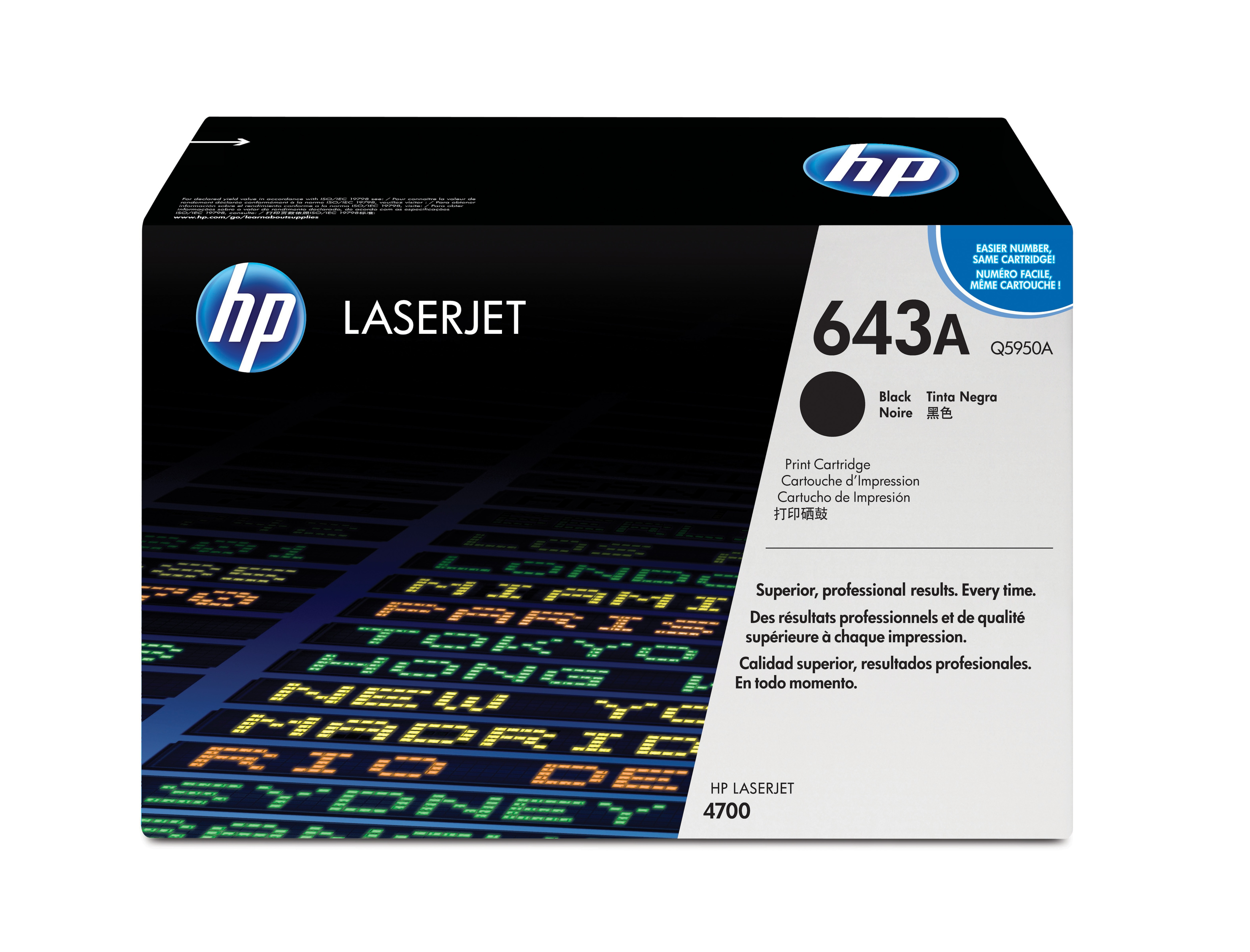 Image of HP Q5950A/643A Toner cartridge black, 11K pages/5% for HP Color...