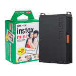 Fujifilm Instax Mini Link Plus Wireless Smartphone Photo Printer - Black - Printer + 20 Shot Pack