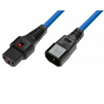 Microconnect PC962 power cable Blue 2 m C13 coupler C14 coupler
