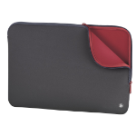 Hama Neoprene 33.8 cm (13.3") Sleeve case Grey, Red