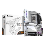 GIGABYTE B650E AORUS ELITE X AX ICE Motherboard - AMD Ryzen 9000 Series CPUs, 12+2+2 Phases VRM, up to 8000MHz DDR5 (OC), 1xPCIe 5.0 + 2xPCIe 4.0 M.2, 2.5GbE LAN, WIFI 6E, USB 3.2 Gen 2